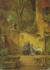 Kaffeestunde by Willy Moralt