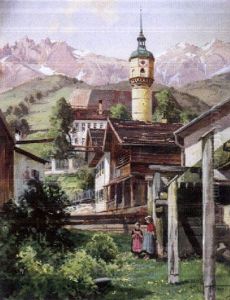 Ansicht Von Hotting Bei Innsbuck