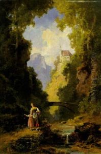 Spaziergang Am Gebirgsbach by Willy Moralt