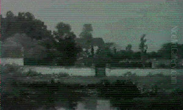 Dorf An Stillem Gewasser - view 1