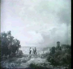 Die Kontrolle Vor Der Stadt by Willy Moralt