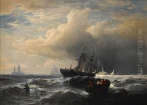 Passing Squall by Edward Moran