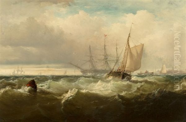 Storm Off New Castle, Delaware - view 1
