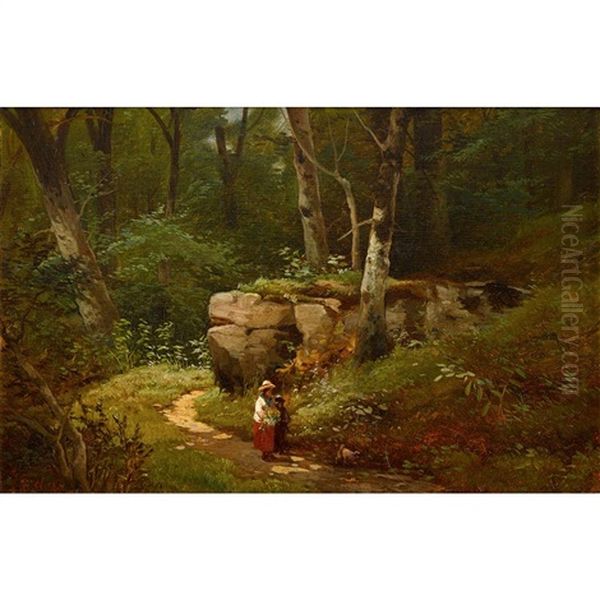 Strolling In The Woods, Along The Wissahickon - view 1
