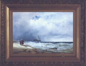 Aground by Edward Moran
