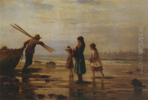 The Departure (waiting For Dad) by Edward Moran