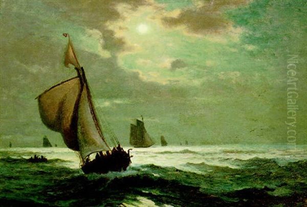 Moonlight At Sea - view 1