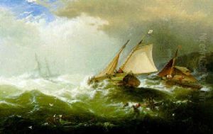 Fishermen To The Rescue by Edward Moran