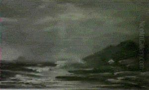 Shipwreck In A Storm by Edward Moran