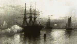 The Harbor At Sunset