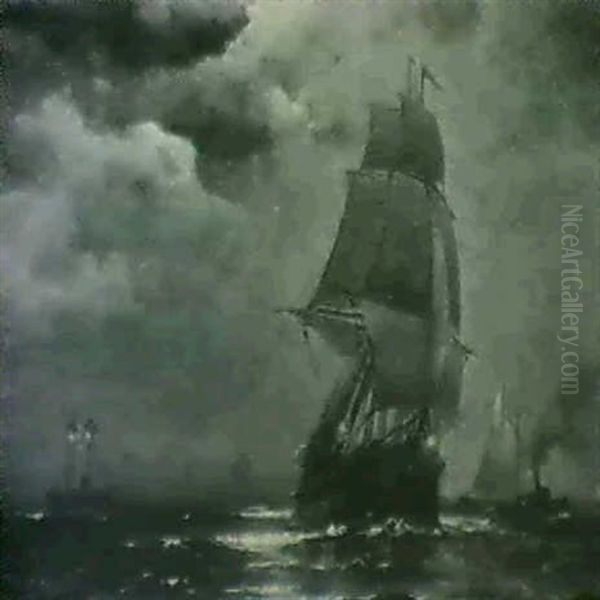 Entering New York Harbor - view 1