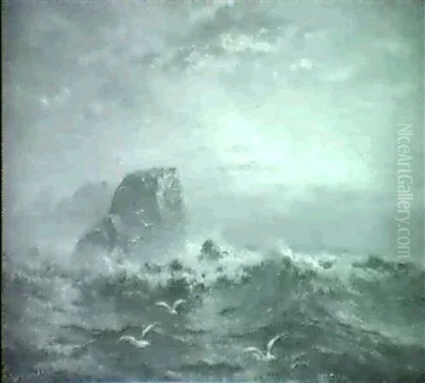Seascape With Cliffs - view 1