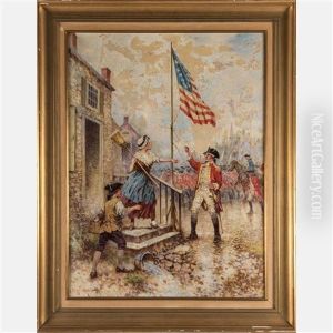 Revolutionary War Scene by Edward Percy Moran