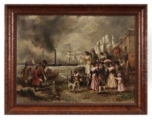 The First Voyage Of The Steamer Clermont, Thomas Jefferson Attending