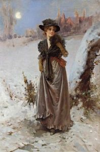 Portrait Of A Woman In A Black Hat Portrait Of A Woman In A Black Hat