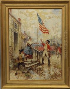 Revolutionary War Scene by Edward Percy Moran
