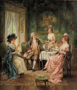 Tea Time by Edward Percy Moran