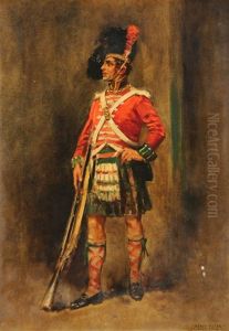 Portrait Of A Scotsman In Military Uniform