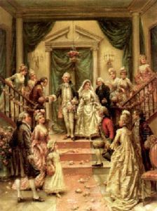 The Marriage Of Washington by Edward Percy Moran