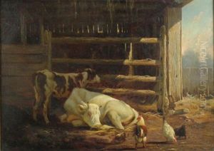 Cows In A Barn Cows In A Barn