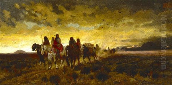 Going To The Hunt, Or On The Trail, Idaho - view 1