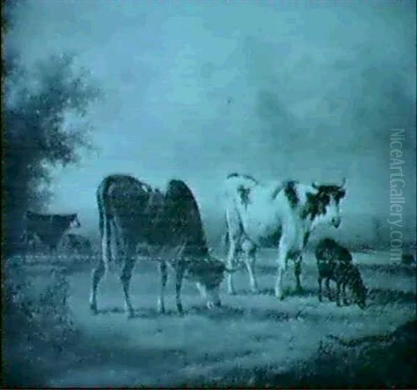 Cattle In A Landscape - view 1