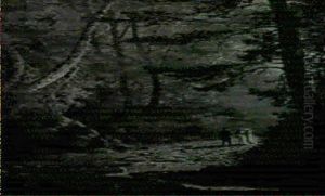 Luminous Forest Interior With Figures Luminous Forest Interior With Figures