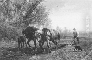 Spring Ploughing by Peter Moran