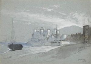 Imposicion De La Casulla A San Ildefonso Con Una Donante by Thomas Moran