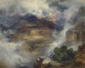 Grand Canon After A Storm (grand Canyon Of Arizona At Sunrise) by Thomas Moran