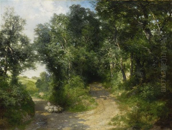 Cockington Lane, Near Torquay, England - view 1