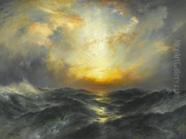Sunset At Sea - view 1