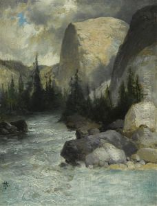 Tuolomne River Near The Head Of The Great Canon by Thomas Moran