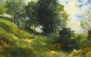 A Path Through The Woods by Thomas Moran