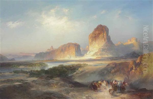 The Cliffs Of Green River, Wyoming by Thomas Moran