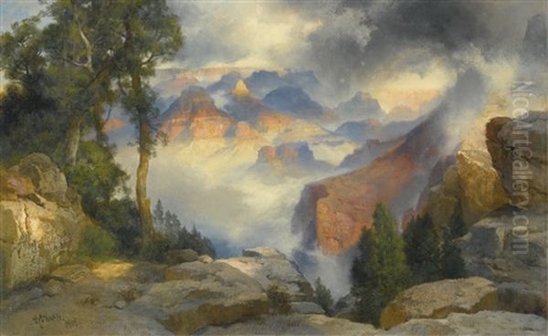 Clouds In The Canyon (grand Canyon) - view 1