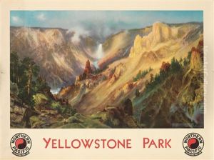 Yellowstone Park / Northern Pacific Railway by Thomas Moran