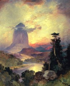 Devil's Tower by Thomas Moran