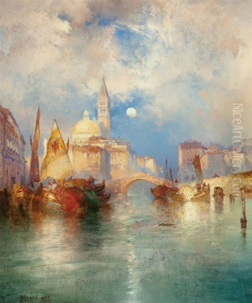 Moonrise, Chioggia, Venice - view 1
