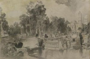 Mujeres De Veracruz by Thomas Moran