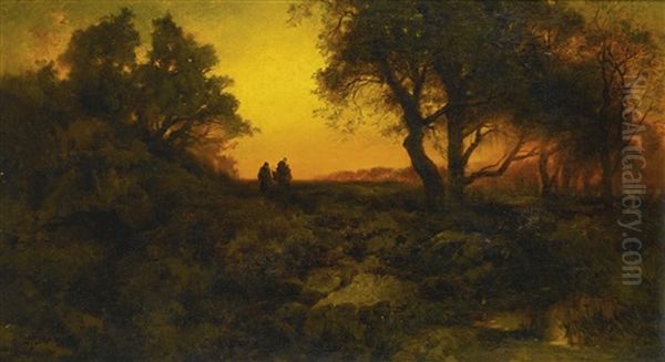 Twilight Landscape (flight Into Egypt) - view 1