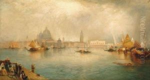 A Showery Day In Venice by Thomas Moran