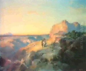 Red Rock Trail by Thomas Moran
