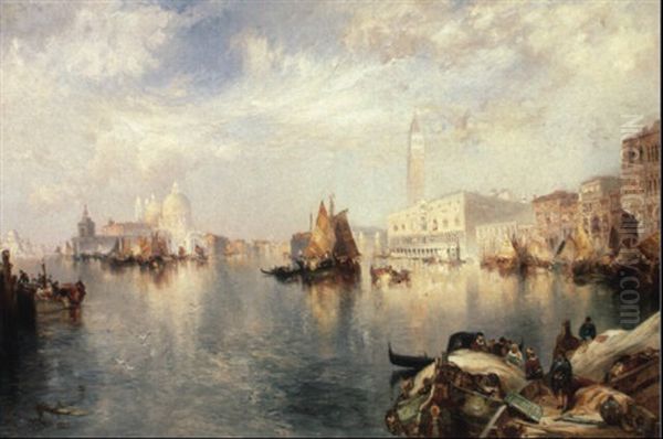 Venice, The Grand Canal With The Doge's Palace - view 1