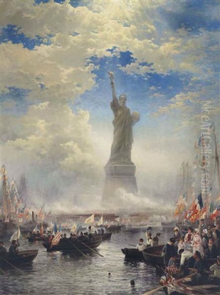 Commerce Of Nations Rendering Homage To Liberty - view 1