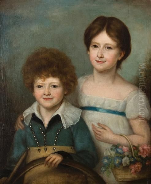 Portrait Of Two Children - view 1