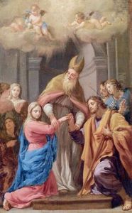 Sposalizio Della Vergine by Giovanni Maria Morandi