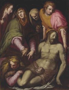 The Lamentation by Francesco (Il Poppi) Morandini