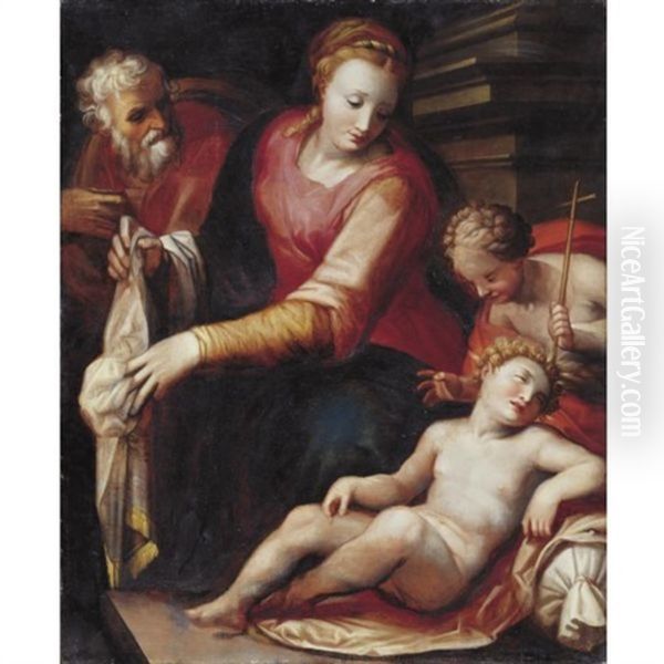 The Holy Family With The Infant Saint John The Baptist - view 1
