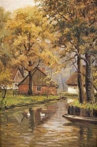 Bei Lubbenau Im Spreewald by Bruno Moras